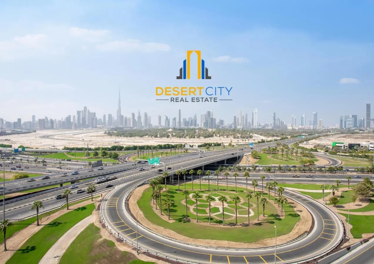 2 Bed In Azzizi Farhad With Burj Khalifa View By Desert City Stays Dubai